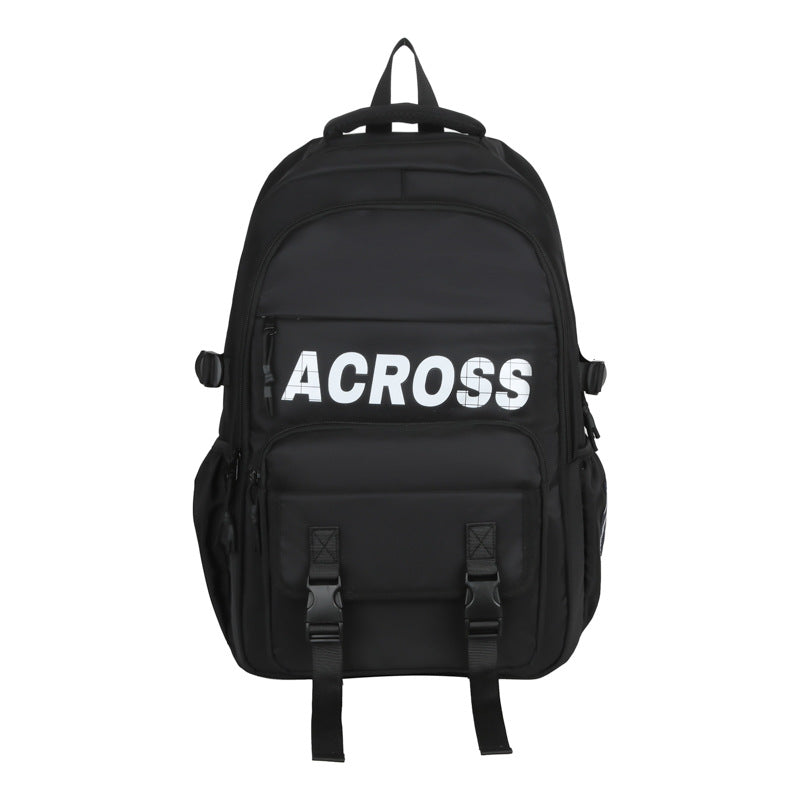 Men's Style Fashion Junior High College Large Middle School Students' Schoolbags
