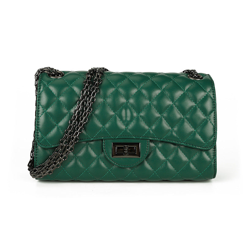 Women's Fashion Trendy Rhombus Chain Classic Style Crossbody Bags