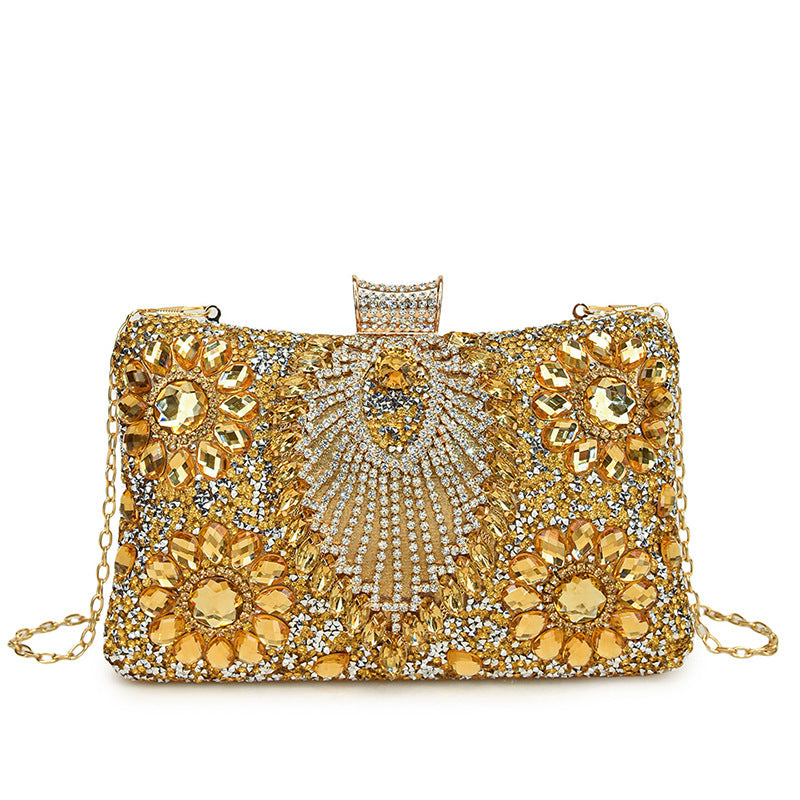 Women's Trendy Innovative Diamond Handmade Cheongsam Evening Bags