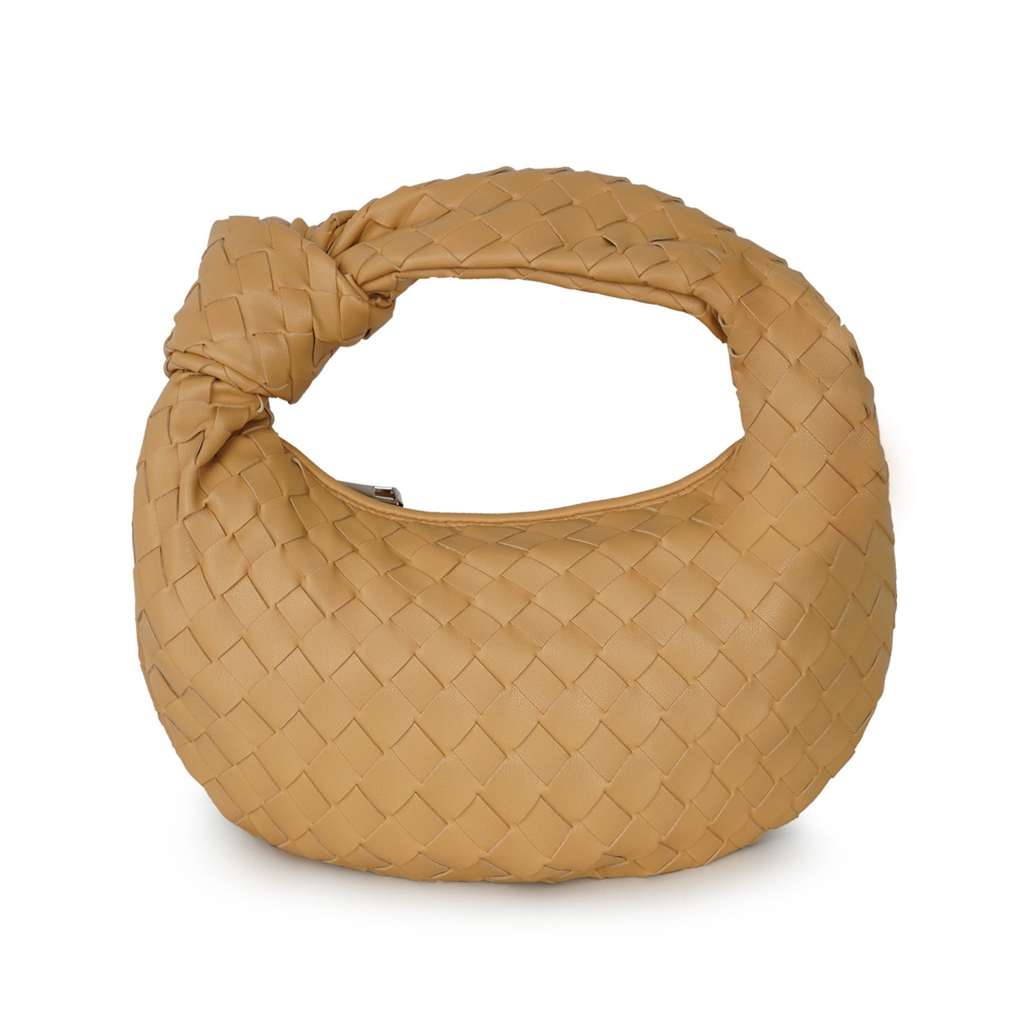 Woven Popular Horn Knotted Portable Underarm Handbags