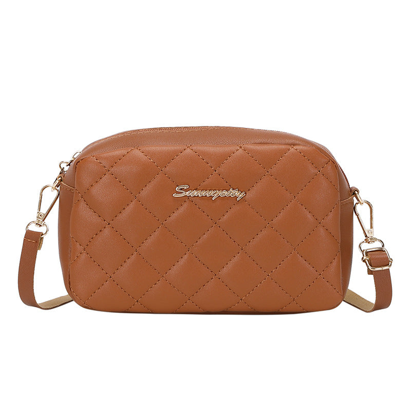 Women's Embroidered Style One Diamond Chain Bags