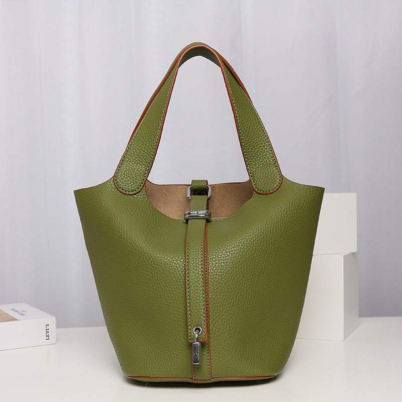 Women's Vegetable Basket Versatile Fashion Hand Color Handbags