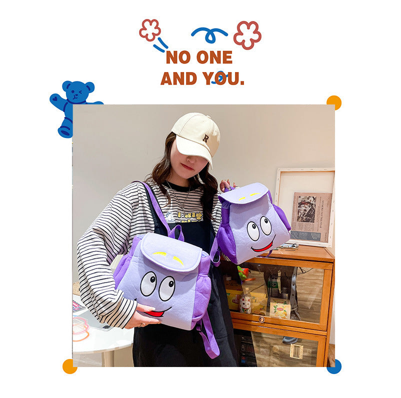 Cartoon Dora The Explorer Map Primary Junior Middle School Students' Schoolbags