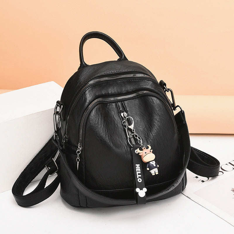 Women's Fashionable Korean Style Versatile Large Capacity Backpacks