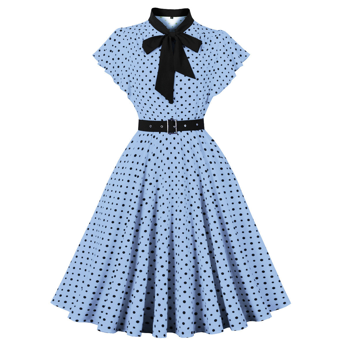 Women's Round Neck Slim Slimming Knee-length Dress Dresses