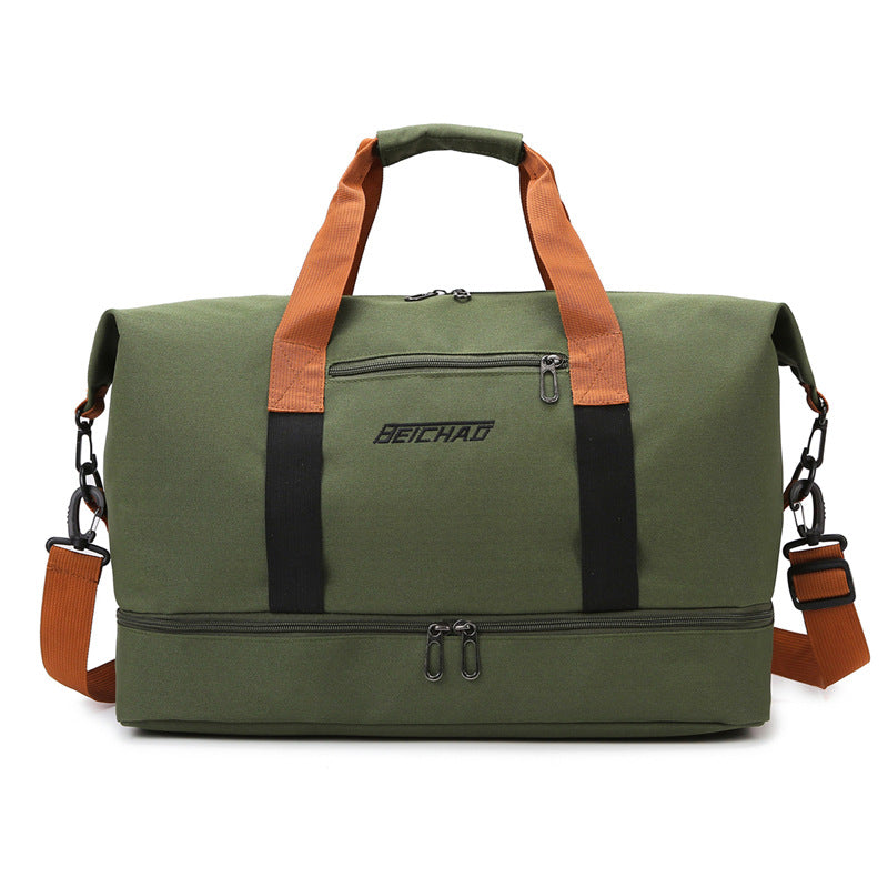 Boarding Contrast Color Retro Yoga Mat Travel Bags