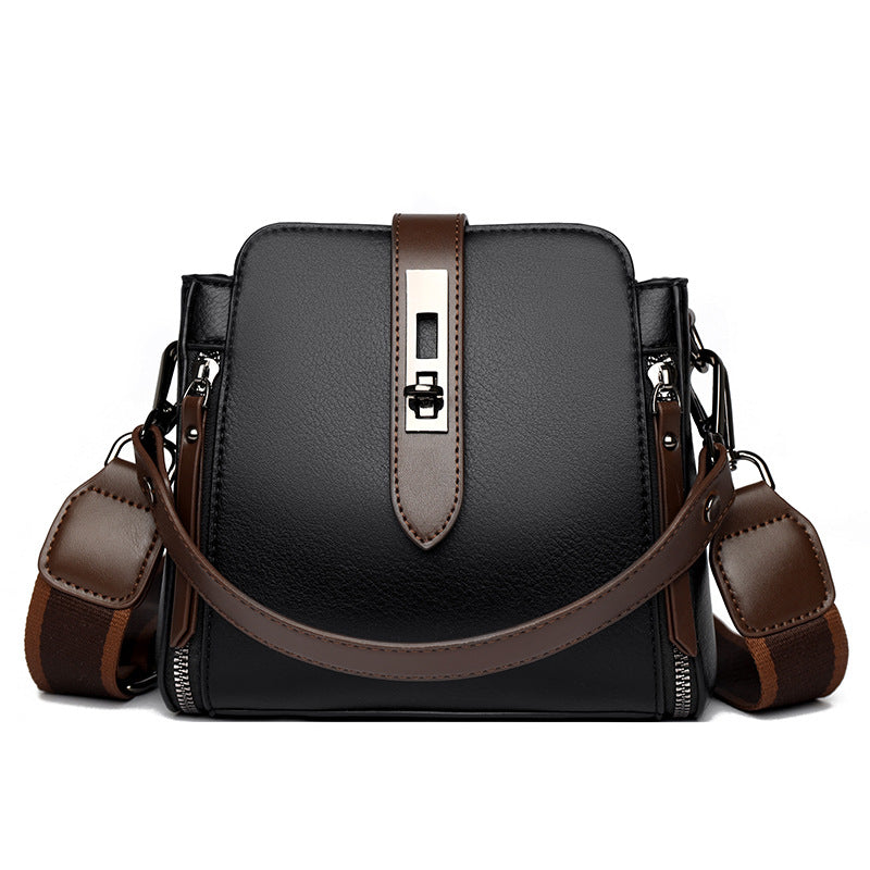 Women's Summer Fashion Soft Leather Large Capacity Crossbody Bags