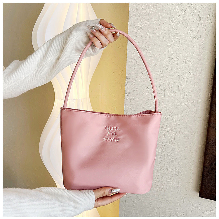 Gift Design Letter Embroidered Commuter Simple Bags