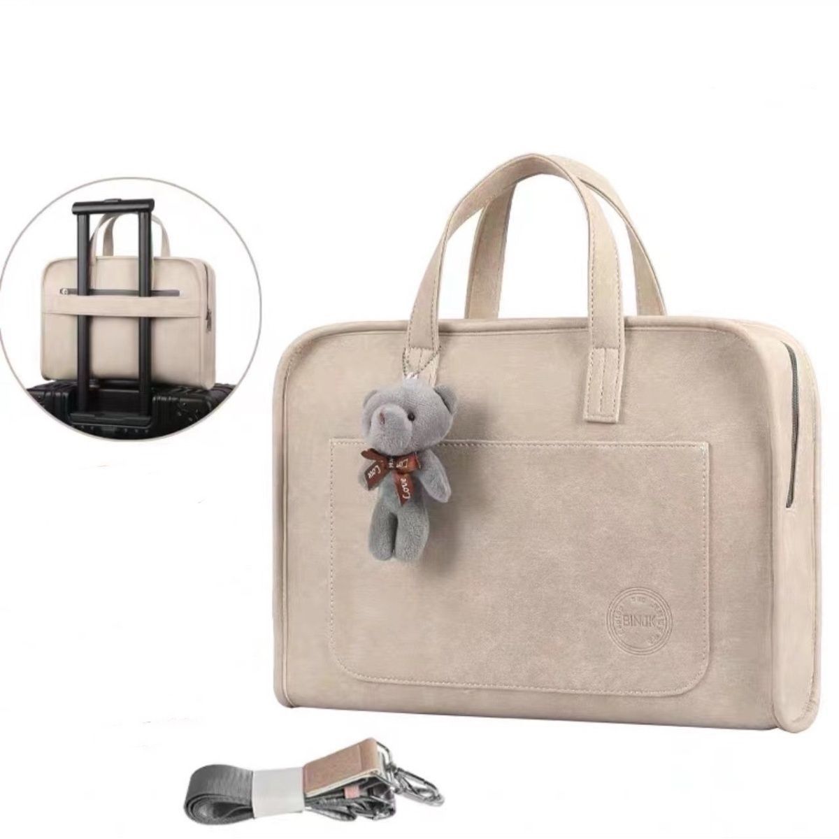 Large Capacity Beautiful Computer Shockproof Thick Portable Suitable Laptop Bags