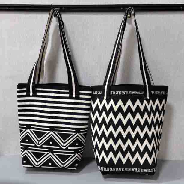 Women's Design Knitted Large Capacity For Street Tote Bags