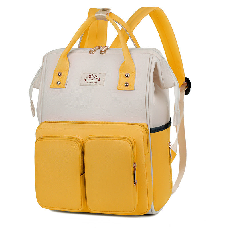 Women's Diaper Mom Fashion Waterproof Large Capacity Backpacks