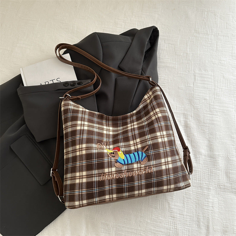 Women's Commuter Large Capacity Popular Crayon Dog Tote Bags