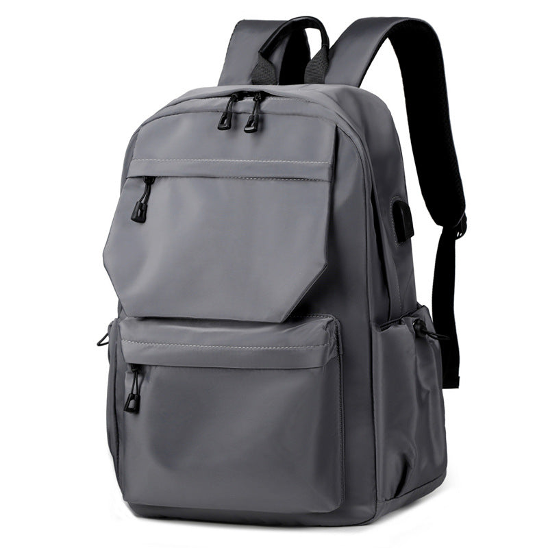 Men's Simple High College Trendy Computer Backpacks