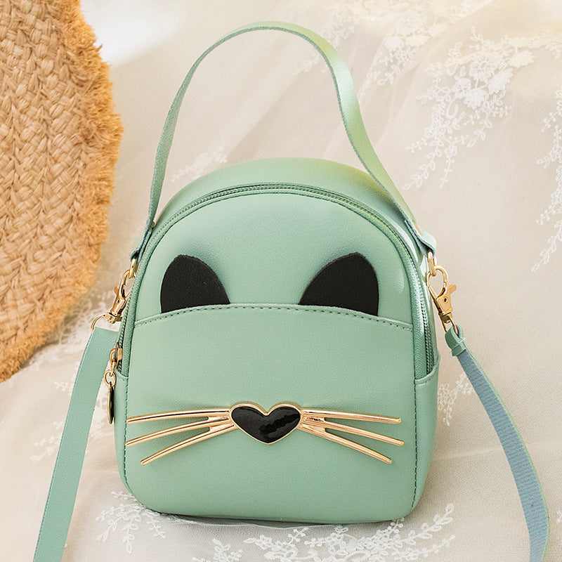 Women's Cat Design Portable Adjustable Strap Backpacks