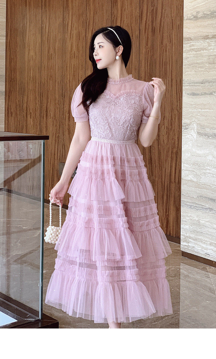 Sky Slimming Gentle Lace Fairy Dress Dresses