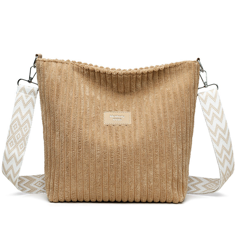 Women's Large Capacity Fashion Simple Commute Solid Crossbody Bags
