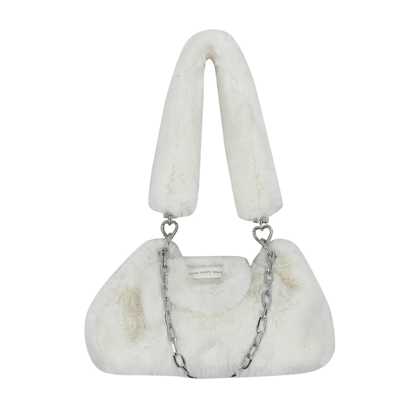 Women's Portable Plush High-grade Korean Style Chain Shoulder Bags