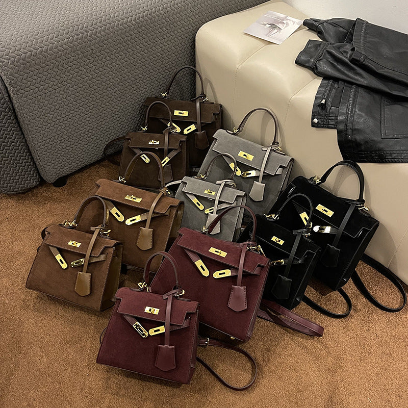 Women's Durable Fashion Pretty Suede Kelly Crossbody Bags