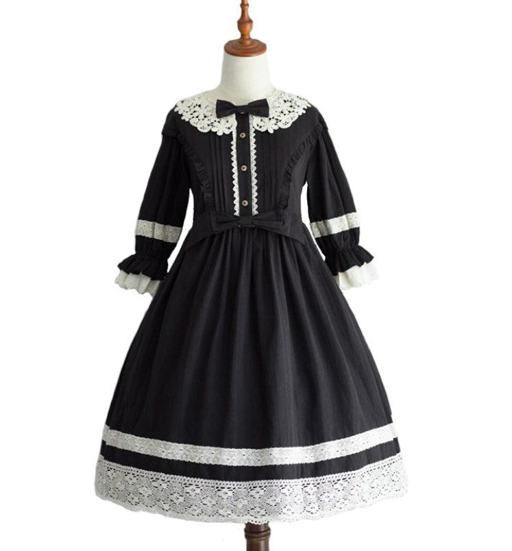 Sweet Cute Lolita Lace Bow Decorative Dresses