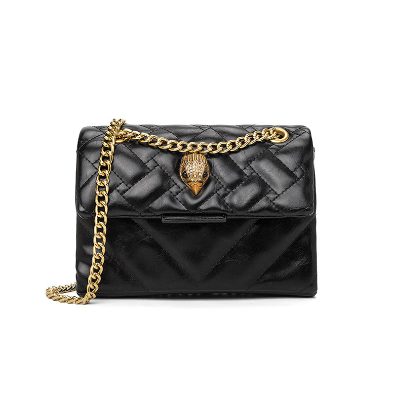 Women's Chain Eagle Head Lion Ridge Crossbody Bags