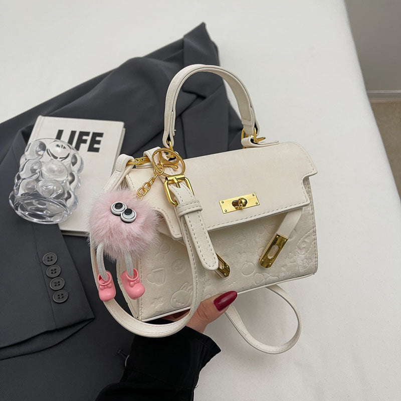 Women's Popular Texture Fashion Design Portable Kelly Crossbody Bags