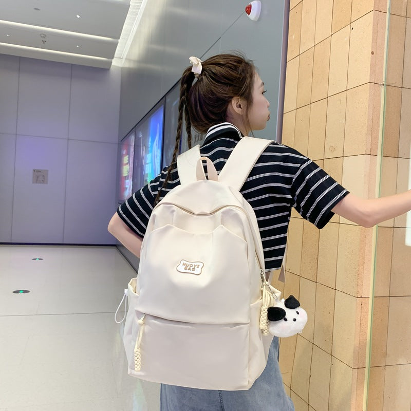 Good-looking Junior High Female Design Simple Backpacks