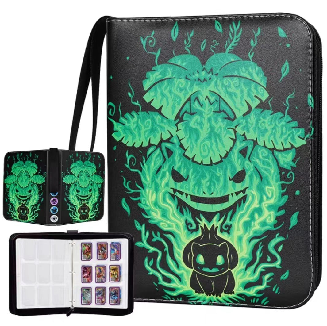 Magic Binder Zipper Waterproof Loose-leaf Storage Card Holder
