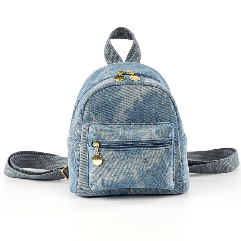 Women's Denim Large Capacity Female Mori Fresh Backpacks
