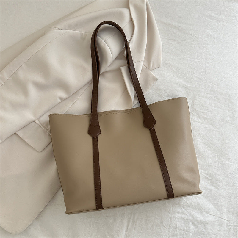 Women's High-grade Soft Surface Fashionable Large Capacity Tote Bags