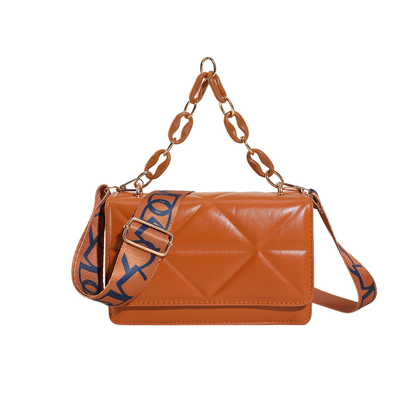 Women's Fashion Popular Chain For Texture Niche Shoulder Bags
