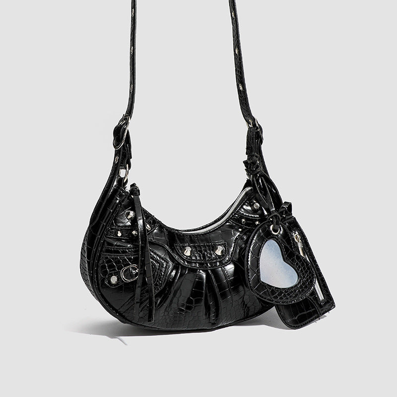 Design Rivet Hot Style Underarm Three-in-one Shoulder Bags