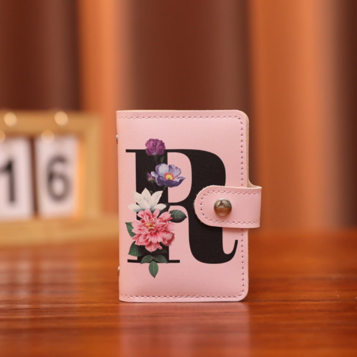 Letter Element Printing Multiple Slots Bank Document Simple Card Holder