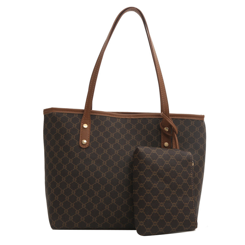 Women's Spring Big Female Commuter Large Capacity Shoulder Bags