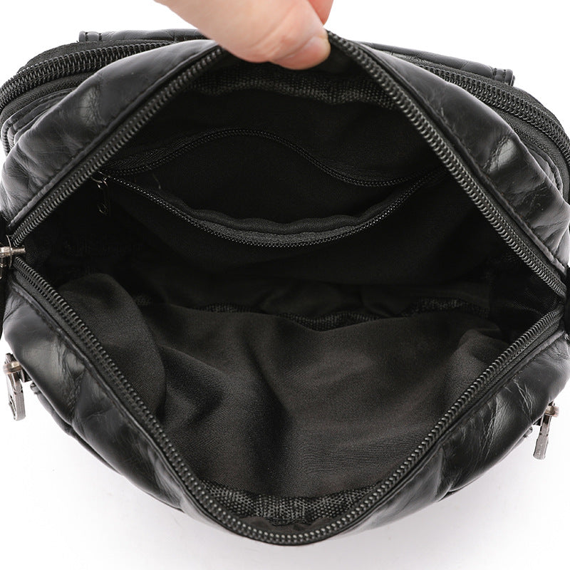 Summer Soft Leather Pouch Mobile Mini Shoulder Bags
