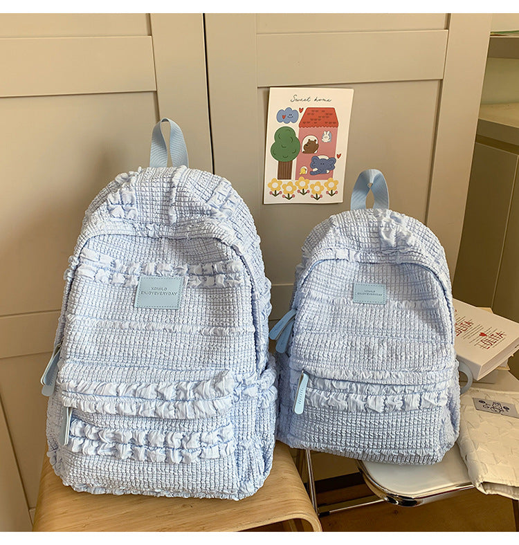 College Cream Puff High Niche Bubble Middle School Students' Schoolbags