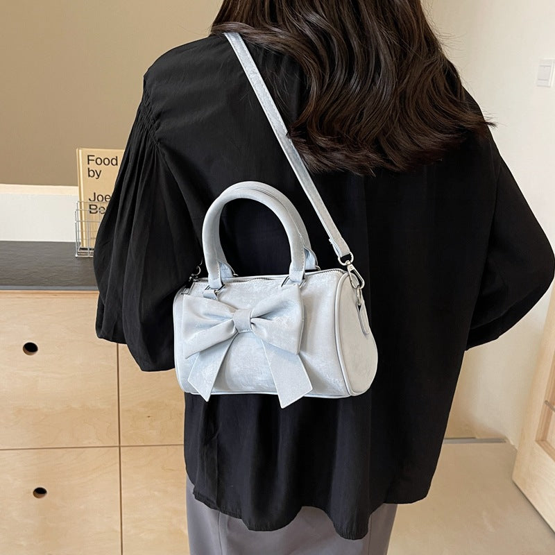 Women's Design Korean Style Bowknot Portable Boston Bags