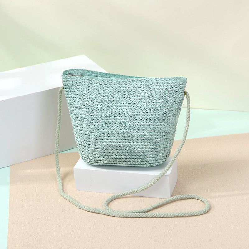 Summer Straw Seaside Woven Beach Affordable Phone Bags