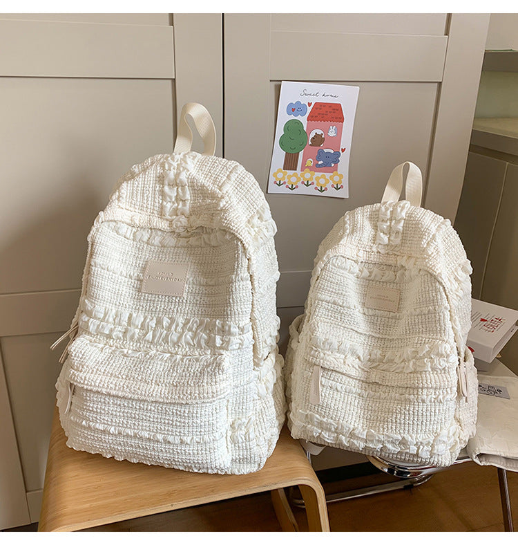 College Cream Puff High Niche Bubble Middle School Students' Schoolbags