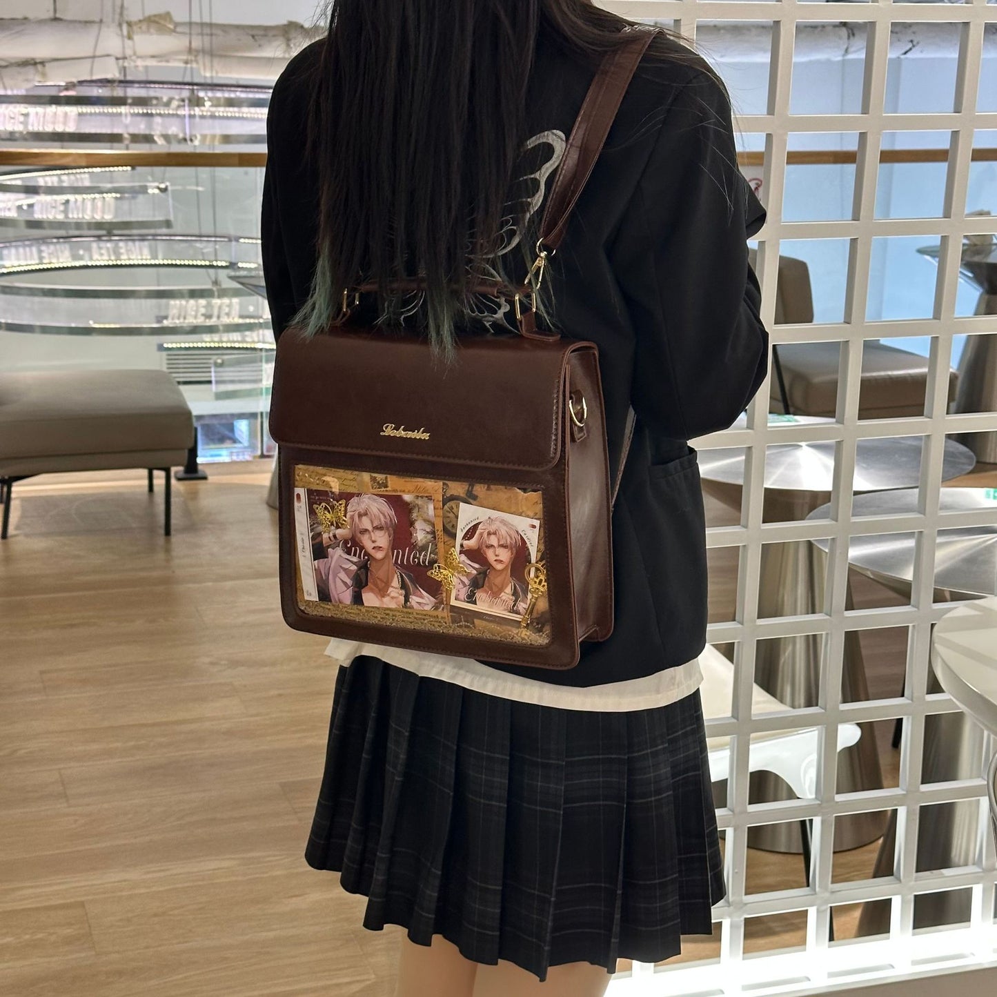 Style Cartoon Uniform Sense Daily Female Backpacks