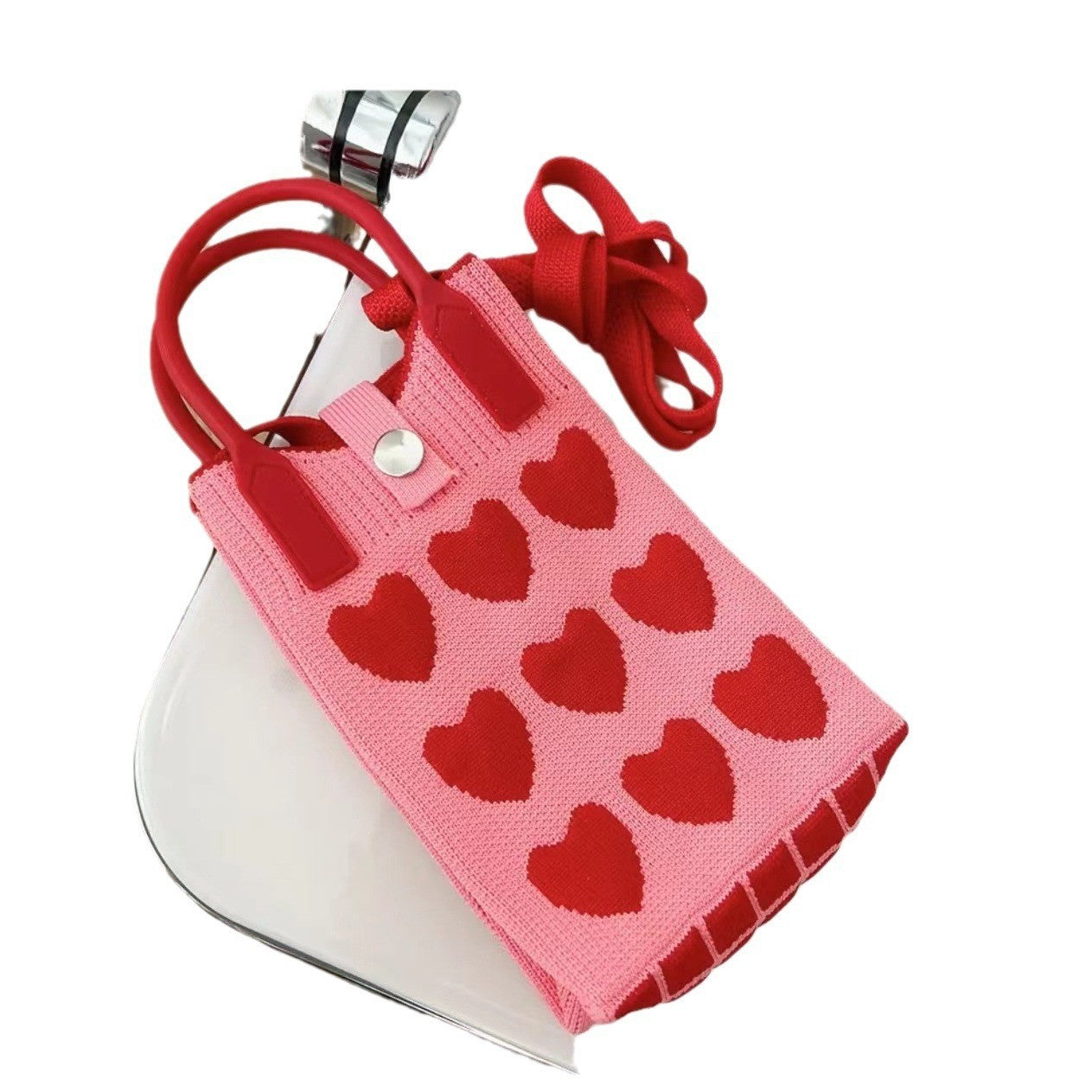 Women's Cat Mini Cute Lightweight Four Knitted Shoulder Bags