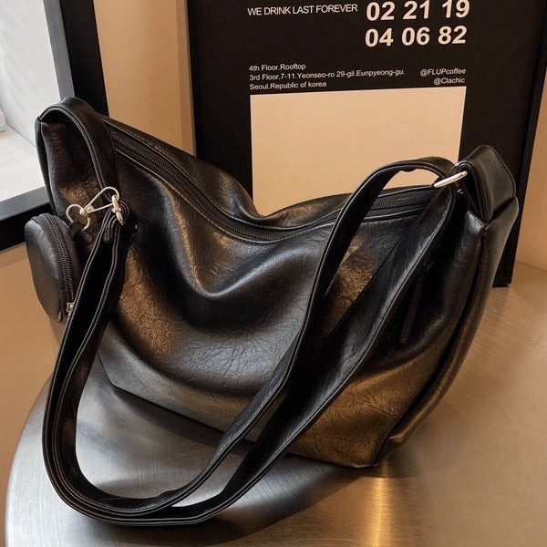 Wind Large Capacity Female High Sense Niche Shoulder Bags