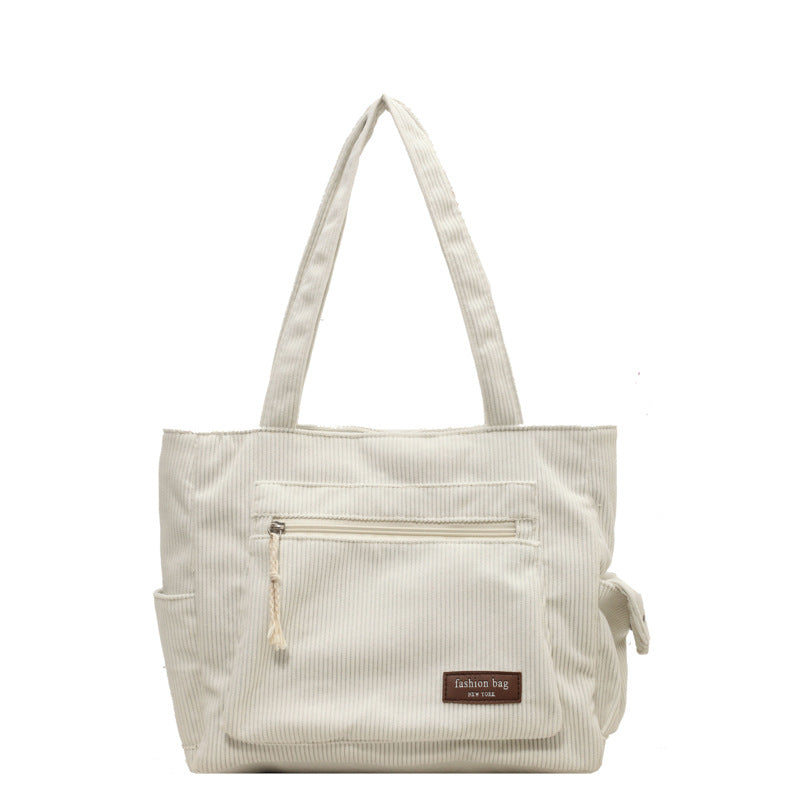 College Portable Versatile Large Capacity Class Shoulder Bags