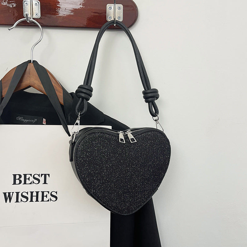 Korean Style Light Diamond Fashionable Stylish Love Niche Bags