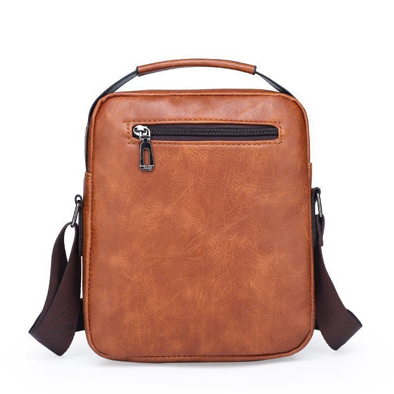 Men's Beautiful Retro Portable Soft Leather Bags