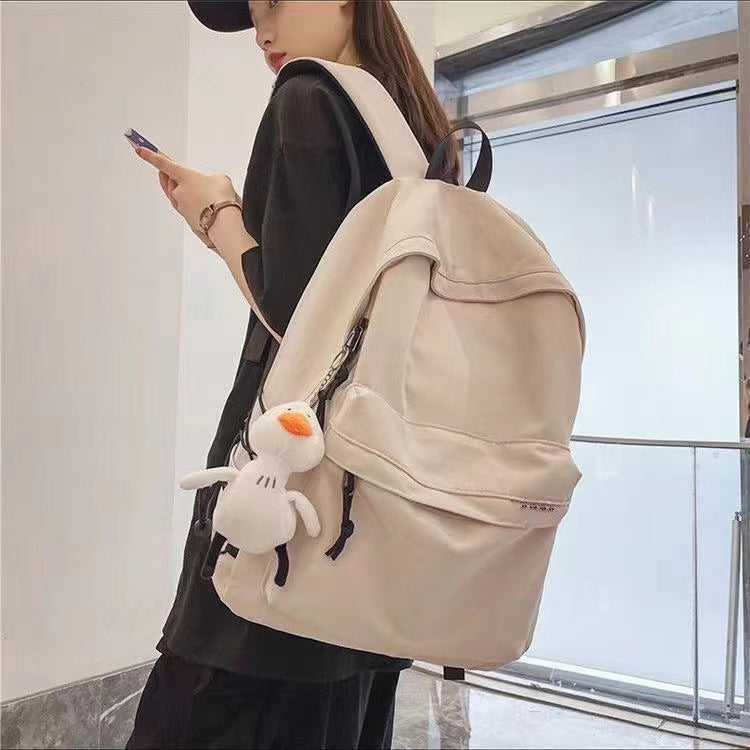 Men's Simplicity Large Capacity Female Junior High College Backpacks