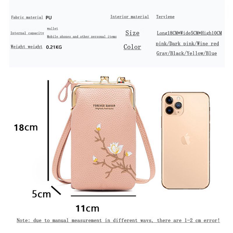 Women's Trendy Embroidered Summer Fashion Mini Ladies Wallets