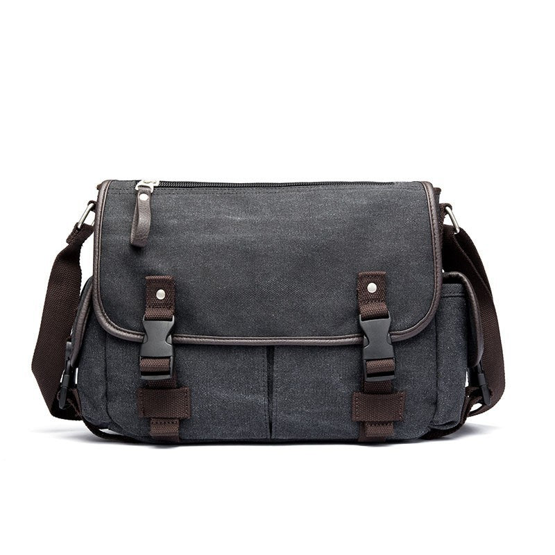 Men's Trendy Canvas Fashion Two-color Personalized Travel Bags