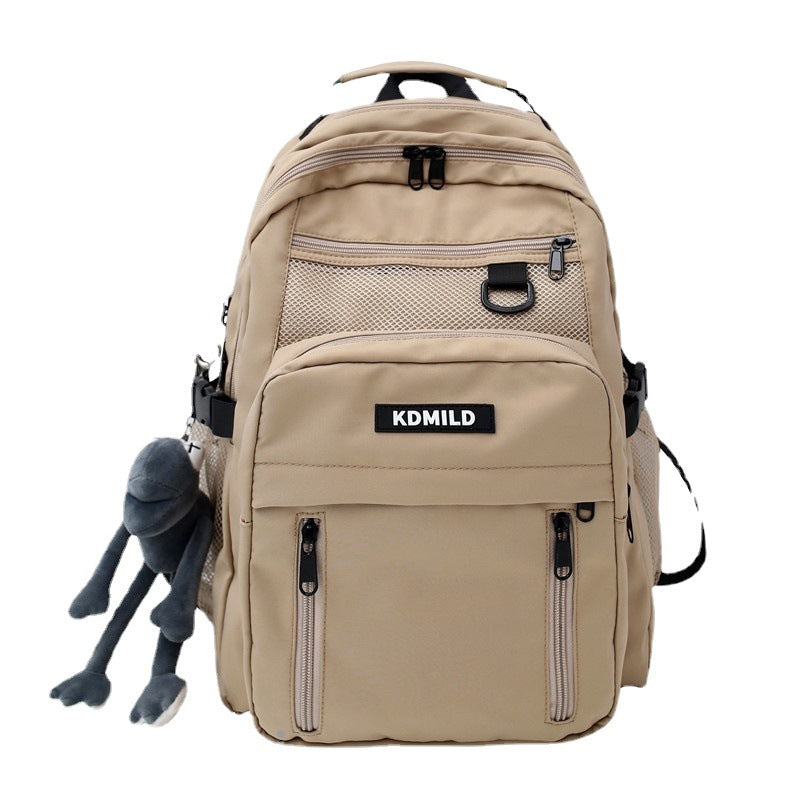 College Large Capacity Nylon Waterproof Korean Backpacks