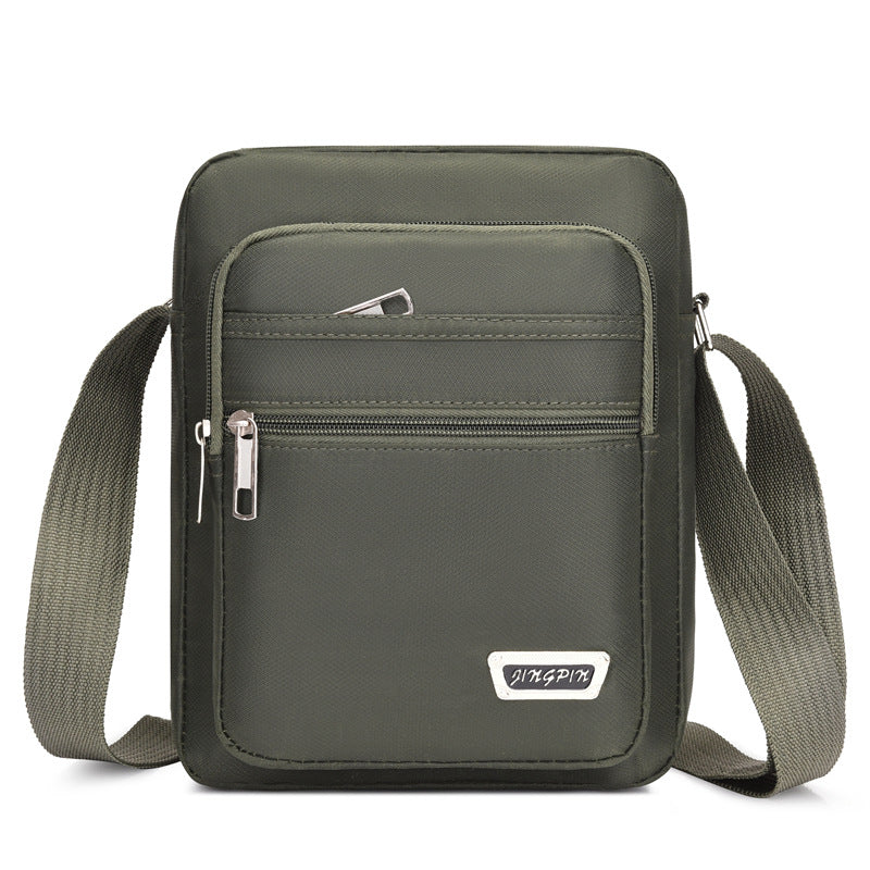 Men's Large Capacity Stall Collect Money Men's Shoulder Bags