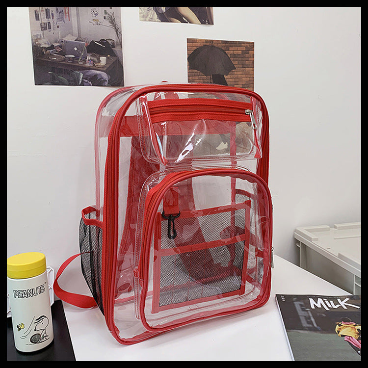 New Comfortable Glamorous Big Transparent Waterproof Backpacks